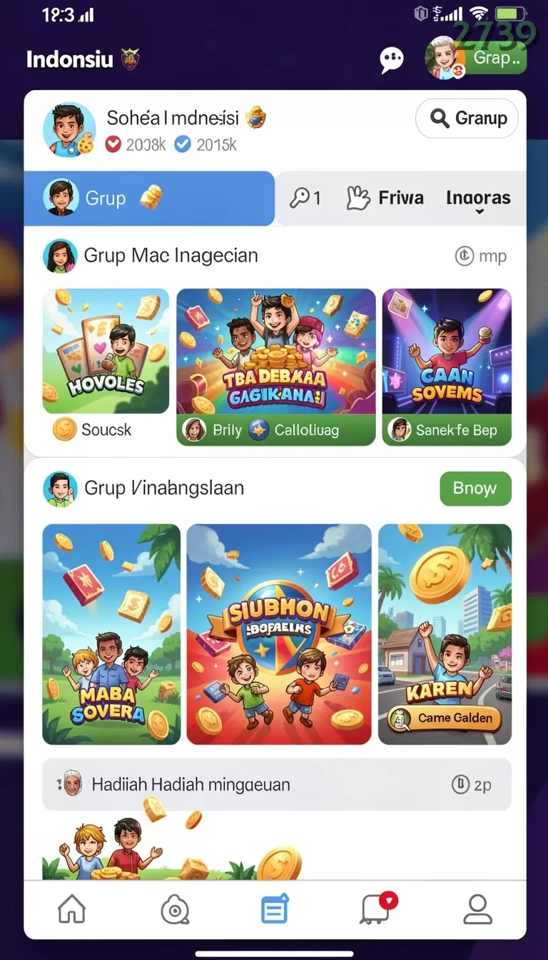 Cuplikan layar WINTER4D — pengaturan akun