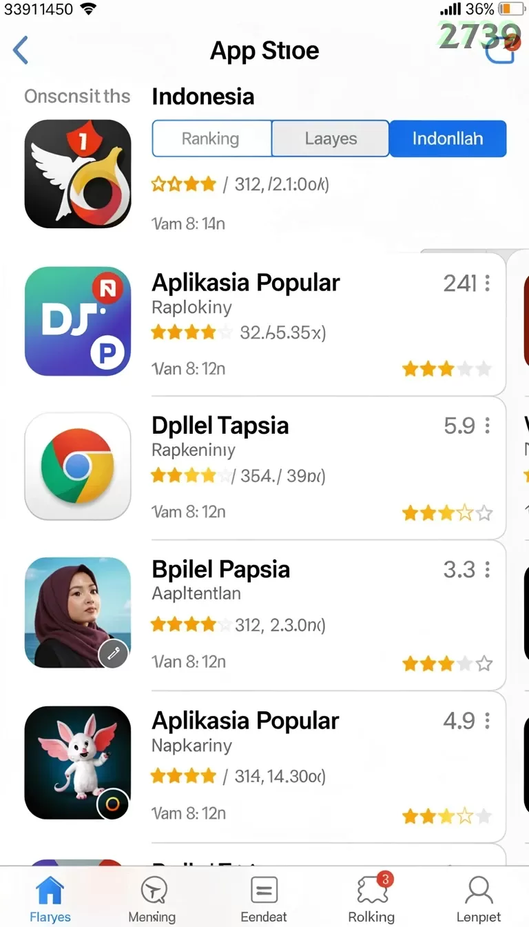 Cuplikan layar ZZ4D — aktivitas